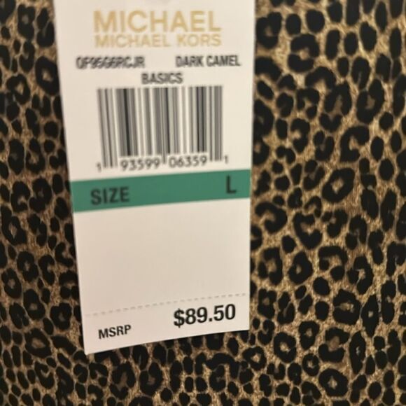 Micheal- Micheal Kors basics dark camel with gold grommet accent tank top - Picture 5 of 7